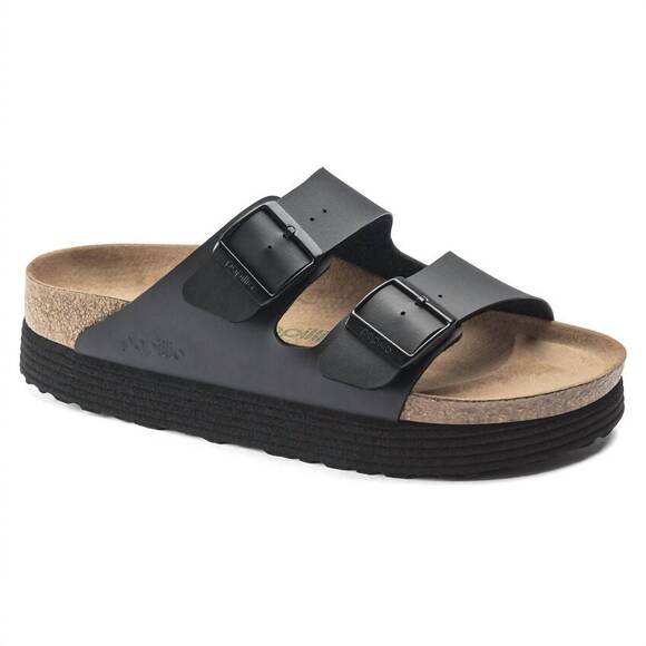 BIRKENSTOCK Shoes - NEW BIRKENSTOCK women's arizona platform vegan sandals in black
